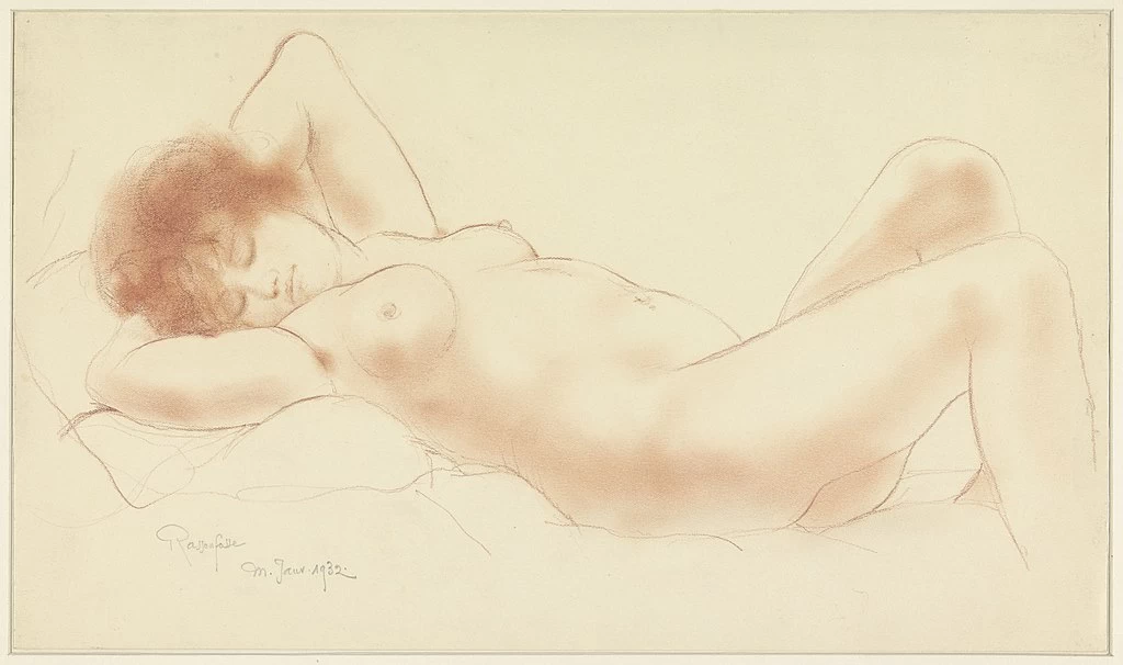 Donna nuda sdraiata, con le braccia sotto la testa - Rijks Museum, Amsterdam
